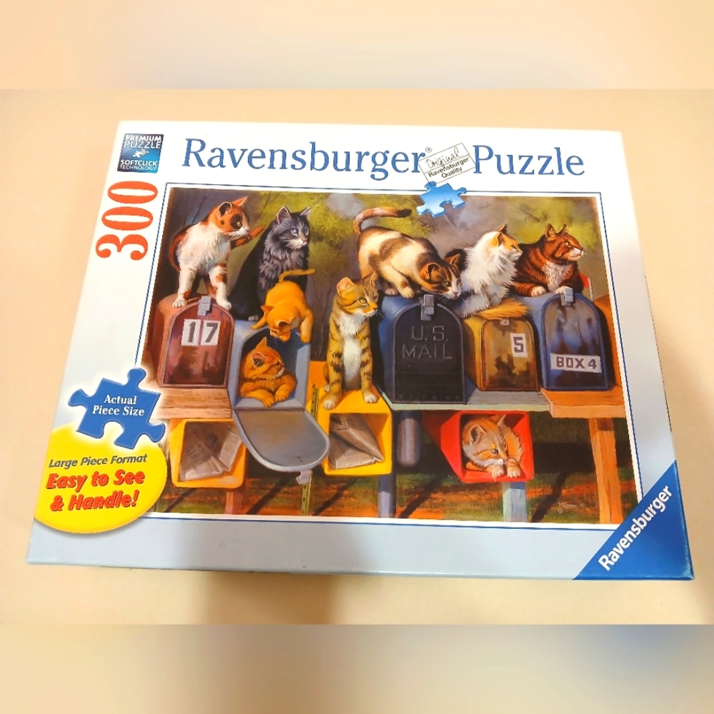 Revensburger No. 135622 Cats and Mailboxes 300 Piece Puzzle